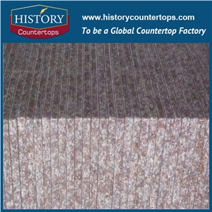 China Supplier Wholesale Peach Red Gutian Taohua Hong Granite Stone Bath Tops, Bathroom Countertops,Polished Vanity Top,Custom for Hospitality & Multi-Family Projects