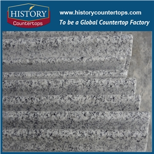 Mountain Grey Granite Vanity Top Natural Durable Stone, Economical Choice Popular in Hotel Bathroom Style for Custom Hospitality & Multi-Family Projects