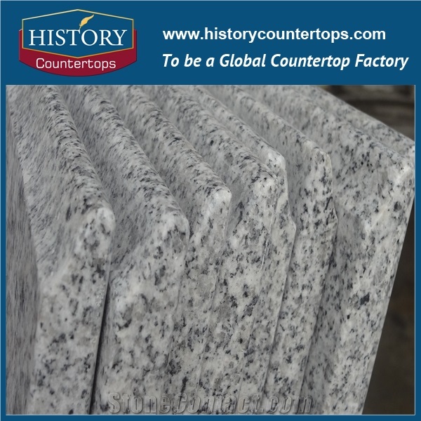 Mountain Grey Granite Vanity Top Natural Durable Stone, Economical Choice Popular in Hotel Bathroom Style for Custom Hospitality & Multi-Family Projects