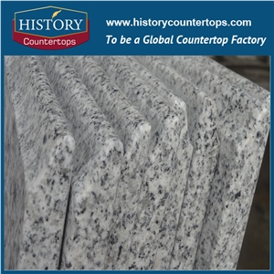 Mountain Grey Granite Vanity Top Natural Durable Stone, Economical Choice Popular in Hotel Bathroom Style for Custom Hospitality & Multi-Family Projects
