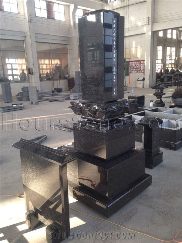 New Style Black Granite Tombstone,Granite Tombstone Monument Headstone,Granite Tombstone