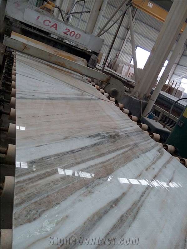 Italy High Sales Palissandro Classico White Marble for Building