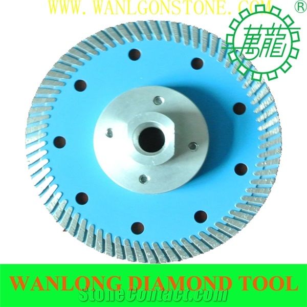 Diamond Saw Turbo Saw Blade with Flange