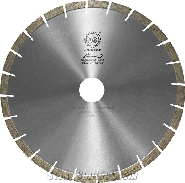 Wanlong Cutting Blade for Stone Cutting with High Sharpness and Long Lifespan-Diamond Tools for Granite and Marble -Diamond Saw Blade