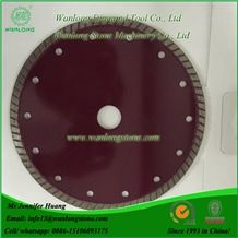 Wanlong Diamond Dry Saw Blades for Marble and Granite, Diamond Dry Cutting Blades for Marble and Granite, Marble and Granite Turbo Diamond Saw Blades