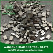Wanlong Diamond Segment for Granite ,Marble Cutting -High Effeciency Diamond Segment for Stone Cutting -Diamond Tools and Diamond Saw Blade for Slab Cutting