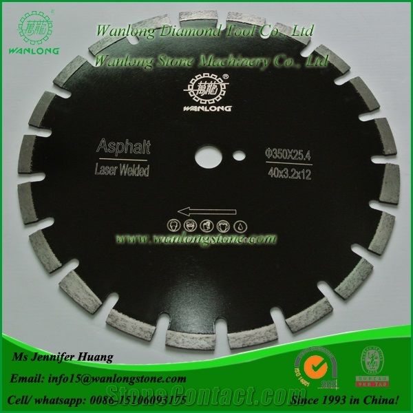Wanlong Laser Welded Diamond Saw Blade for Concrete, Asphalt and Granite, Diamond Concrete and Wall Cutting Blade, Diamond Circular Saw Blade for Asphalt Cutting, Diamond Cutting Tools for Concrete