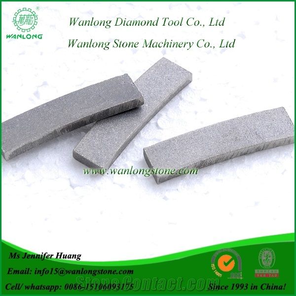 Wanlong Marble Diamond Segment, Stone Cutting Segment for Marble, Marble Diamond Cutting Segment, Block Cutting Segment for Marble, Diamond Blade Segments, Diamond Saw Segments, Stone Cutting Tip
