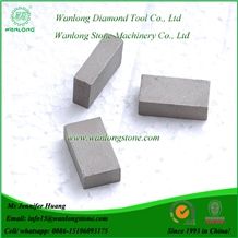 Wanlong Marble Diamond Segment, Stone Cutting Segment for Marble, Marble Diamond Cutting Segment, Block Cutting Segment for Marble, Diamond Blade Segments, Diamond Saw Segments, Stone Cutting Tip