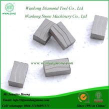 Wanlong Marble Diamond Segment, Stone Cutting Segment for Marble, Marble Diamond Cutting Segment, Block Cutting Segment for Marble, Diamond Blade Segments, Diamond Saw Segments, Stone Cutting Tip