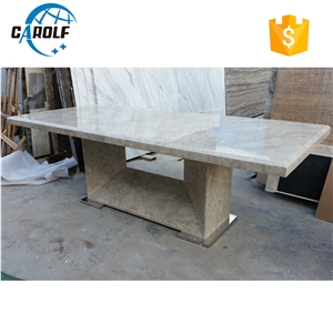 Latest Dining Iran Grey Travertine Table Designs,Interior Furniture