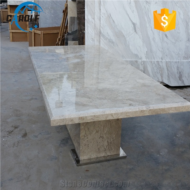 Latest Dining Iran Grey Travertine Table Designs,Interior Furniture