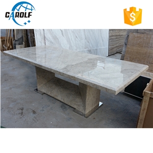 Latest Dining Iran Grey Travertine Table Designs,Interior Furniture