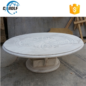 Oval Jazz White Marble Dining Table Oval Jazz White Marble Dining Table