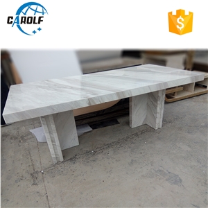 Rectangle Full Marble 8 Seaters Dining Table