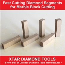 Fast Cutting Segments for Marble Block Cutting