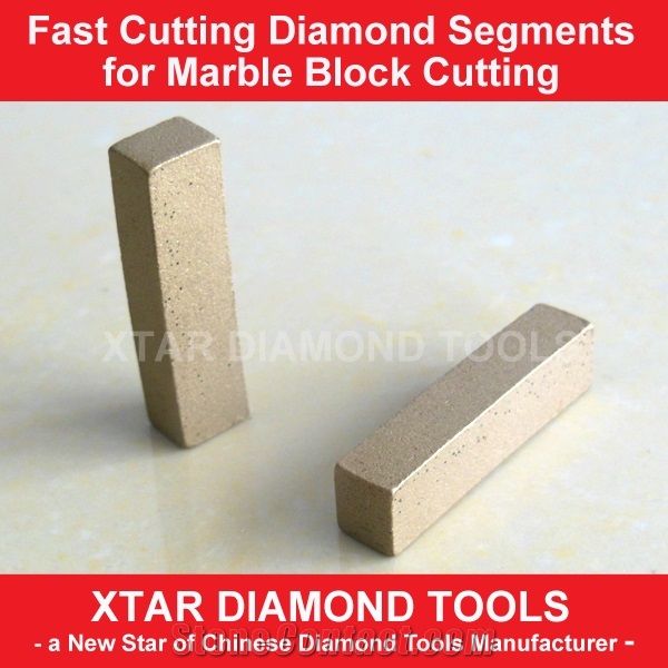 Fast Cutting Segments for Marble Block Cutting