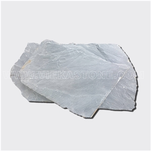 China Irregular Random Flagstone Black Slate Pavers Split Nature Face Tile Landscaping Natural Stone for Indoor & Outdoor Patios Walkways Garden Courtyard Pool Decks Surrounding Project