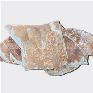 China Irregular Random Flagstone Multicolor Rusty Slate Pavers Split Nature Face Tile Landscaping Natural Stone for Indoor & Outdoor Patios Walkways Garden Courtyard Pool Decks Surrounding Project