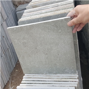 China P013 Green Grey Slate Tile Slab Nature Split Face Indoor and Outdoor Landscaping Building Paving Stone Pattern for Wall Cladding Covering and Floor Paver