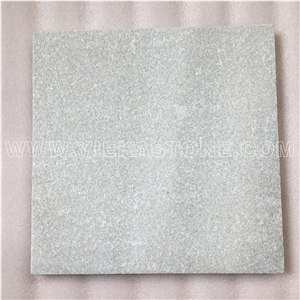 China White Quartzite Tile Slab Indoor and Outdoor Landscaping Building Paving Stone Pattern for Wall Cladding Covering and Floor Paver Flamed Nature