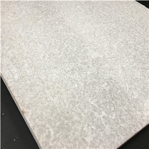 China White Quartzite Tile Slab Indoor and Outdoor Landscaping Building Paving Stone Pattern for Wall Cladding Covering and Floor Paver Flamed Nature