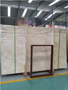 Amman Beige Cream Turkey Marble Slab & Tile with Polish Hone Antique Surface for Flooring Covering Wall Cladding Countertop Bathroom Pool Capping for Interior & Exterior Decoration