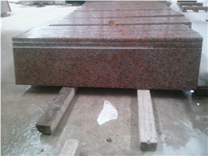 China Natural Stone G562/G4562 Maple Red, Capao Bonito, Cengxi Red, Fengye Red Granite Stairs/Steps/Risers, Polished/Honed/Flamed/Sandblasted Surface, Indoor and Outdoor Stairs Paving, Building Stone