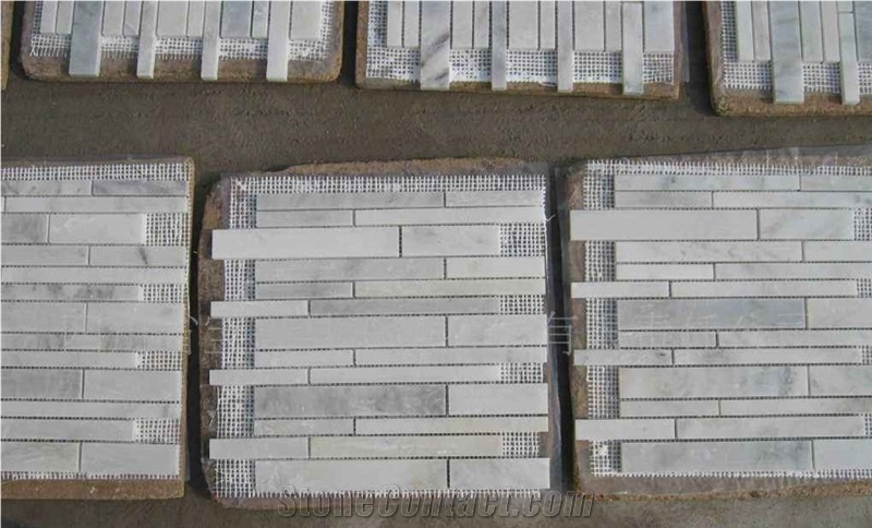 China Oriental Eastern White Marble Mosaic Tile with Polished/Tumbled/Split Surface Hexagon Shape for Indoor/Outdoor Floor Paving Wall Cladding Bathroom Washing Room Swimming Pool