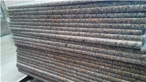 China Original Natural Stone G563 Guangxi Haitang Light Red Granite Stairs/Steps/Risers, Polished/Honed/Flamed/Sandblasted Surface, Indoor and Outdoor Stairs Paving, Building Stone Project Decoration
