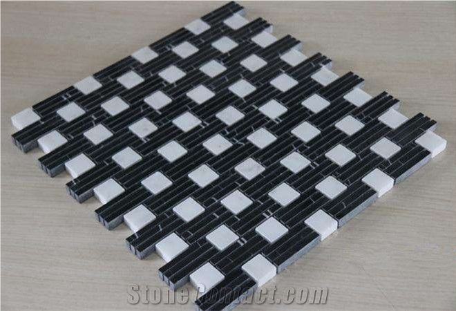 Italy Bianco Carrara White Marble Mosaic Polished/Tumbled/Split Surface Hexagon Shape for Indoor/Outdoor Floor Paving Wall Cladding Bathroom Washing Room Swimming Pool