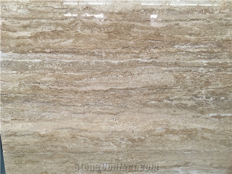 Quarry Direct Supply Iran Persian Mahallat Classic Light Beige Travertine Slab & Tile with Polish Hone Antique Cut/Rough Surface for Floor Covering Wall Cladding Countertop Vanity Step Skirting Mosaic
