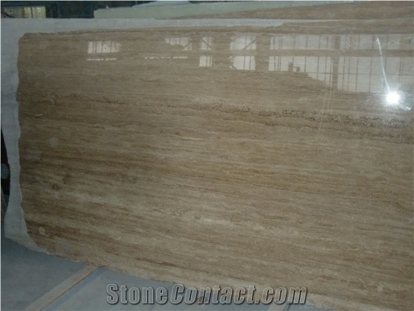Quarry Direct Supply Iran Persian Mahallat Classic Light Beige Travertine Slab & Tile with Polish Hone Antique Cut/Rough Surface for Floor Covering Wall Cladding Countertop Vanity Step Skirting Mosaic