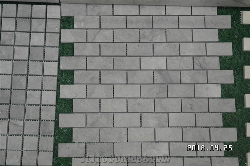 Tunisia Thala Grey Limestone Mosaic Tile Polished/Tumbled/Split Surface Hexagon Shape for Indoor/Outdoor Floor Paving Wall Cladding Bathroom Washing Rm Swimming Pool