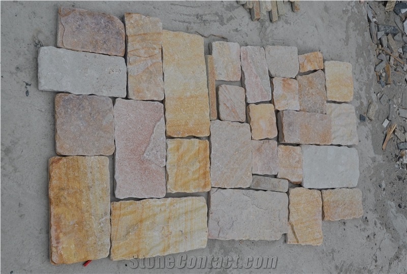 Guartzite Stone Tiles & Slabs, China Beige Quartzite