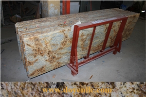 Prefab Granite Countertops, Yellow Granite Kitchen Countertops
