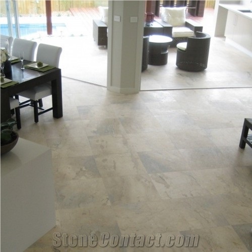 Blue Moon Polished - (Crema Blue) Tiles