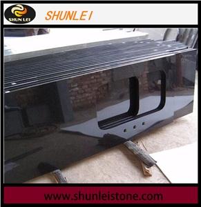 Shanxi Black Granite Kitchen Countertops,Bar Top,Desk Tops,Bench Tops, Shanxi Black Countertop, Black Granite Countertop