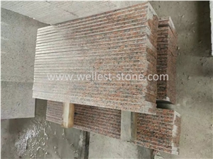 China Maple Red G562 Granite Staircase, Granite Stair Treads and Risers