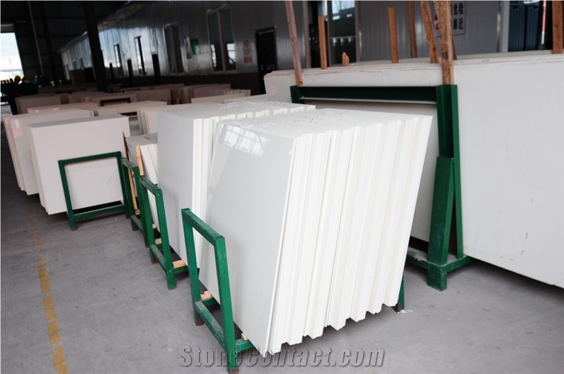 White Nano Glass Crystallized Stone Big Slabs Wall & Floor Tile Internal & External Wall Cladding