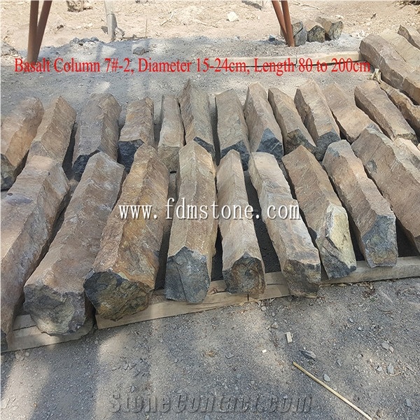 China Basalt Column Manufactuer,Exterior Garden Fountain Supplier,Basalt Pillars Factory