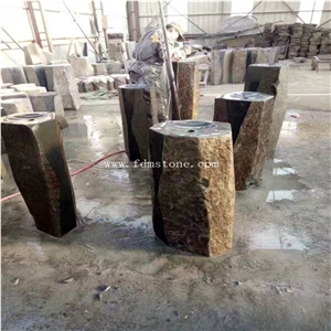 Landscaping Stone Zhangpu Basalt Columns Sale for Wholesales,Outdoor Garden Palisade, Basalt Pillars