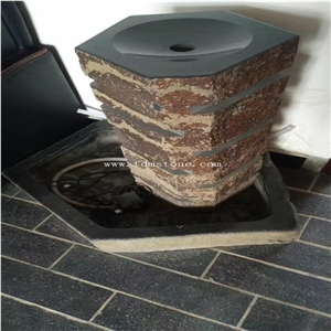 Landscaping Stone Zhangpu Basalt Columns Sale for Wholesales,Outdoor Garden Palisade, Basalt Pillars