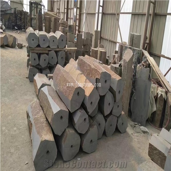 Landscaping Stone Zhangpu Basalt Columns Sale for Wholesales,Outdoor Garden Palisade, Basalt Pillars