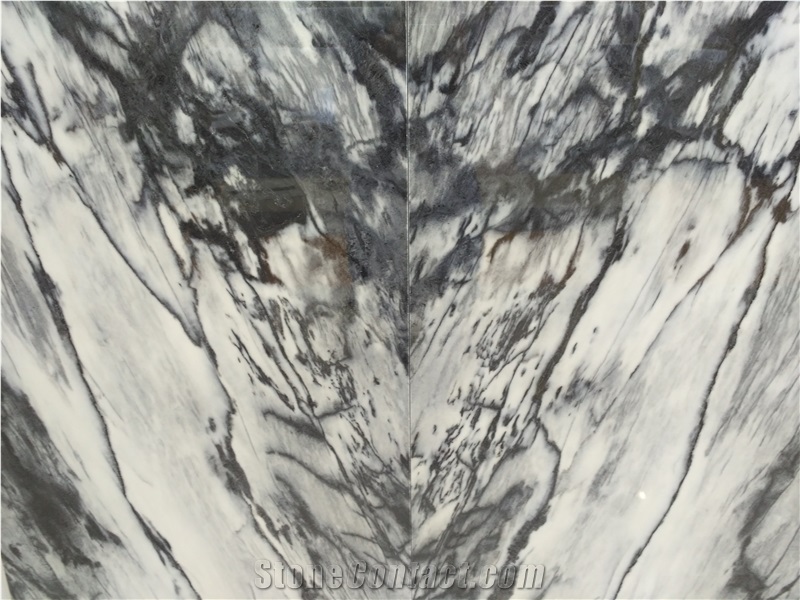 Pele Tigre - Black Sparrow Marble Slabs, Tiles
