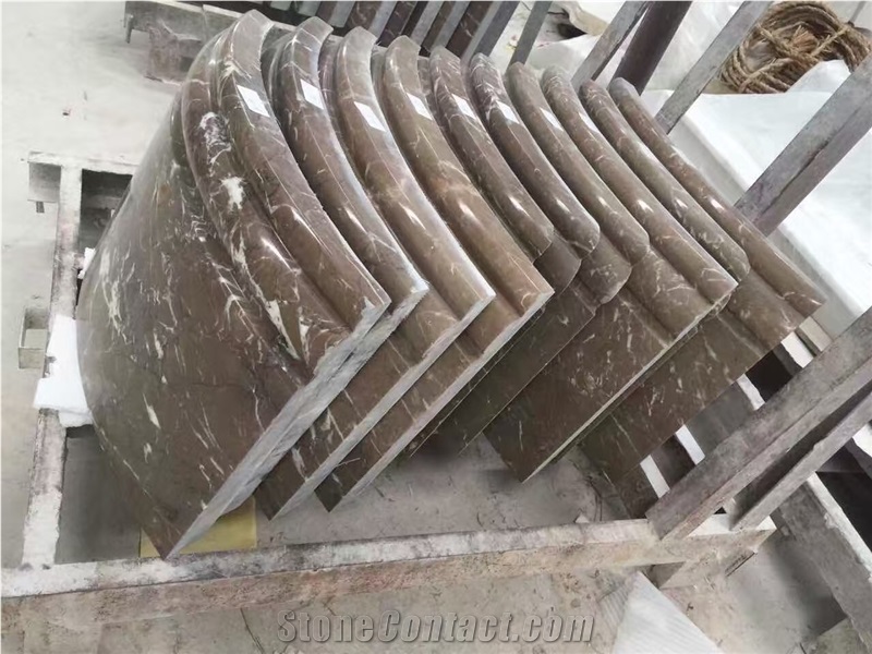 Fargo Armani Beige Marble Column Coping
