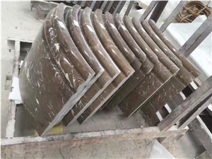 Fargo Armani Beige Marble Column Coping