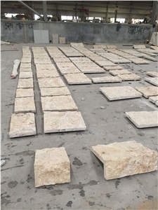 Imperial Gold Granite Natural Split Exterior Wall Cladding Tiles