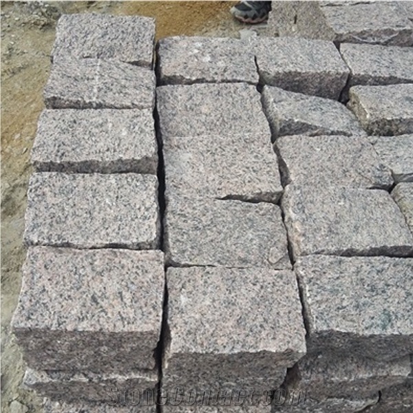 G352 Dark Red Granite Cubes,Split Cubes,Cube Stone,Cobble Stone