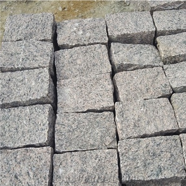 G352 Dark Red Granite Cubes,Split Cubes,Cube Stone,Cobble Stone
